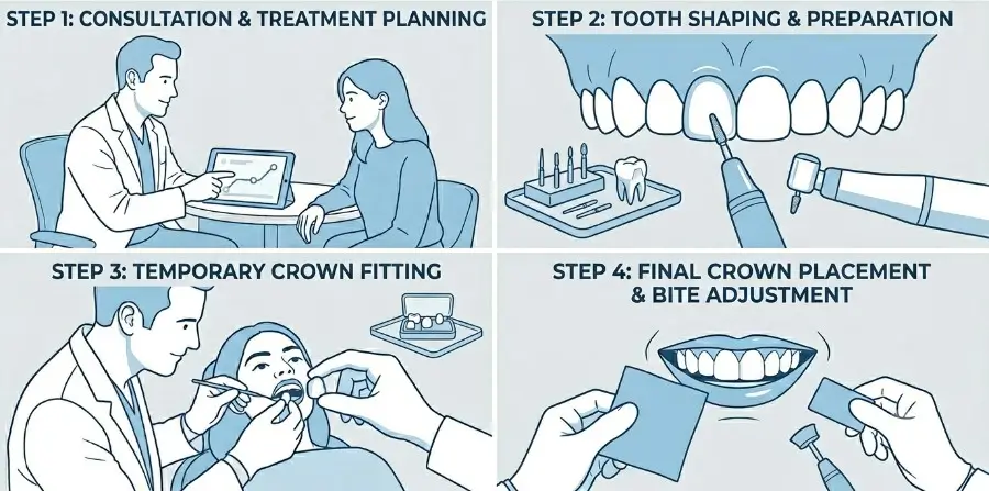 Crown Placement Step by Step