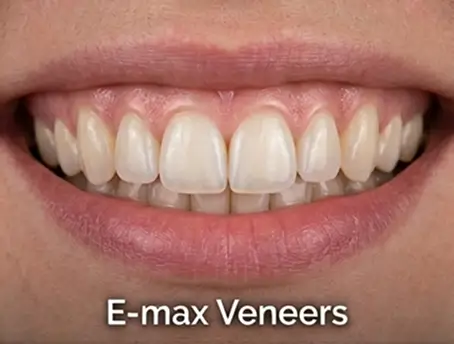 E-max Veneers Closeup View