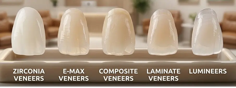 Types Of Dental Veneers Showcase