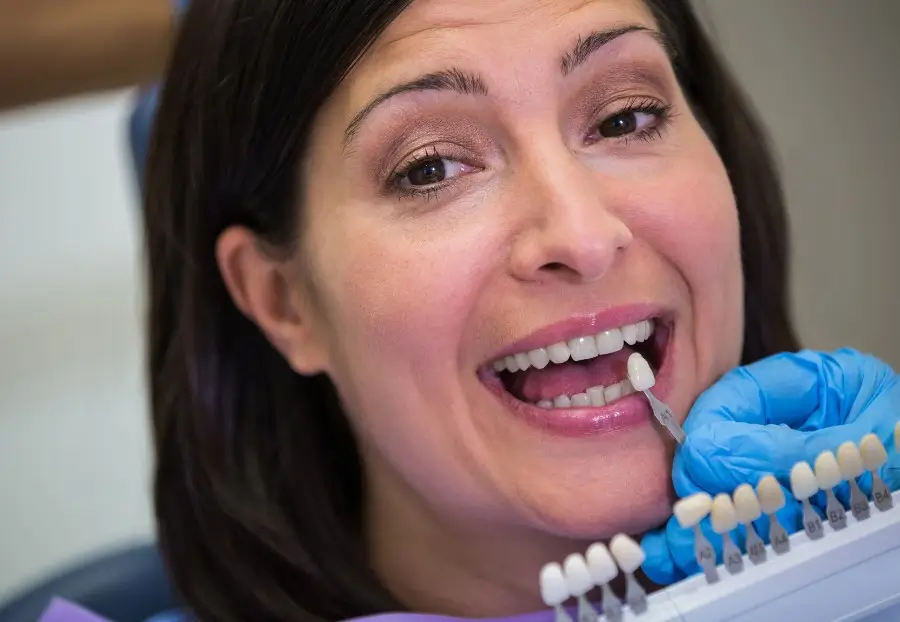 Patient With Teeth Shades Emax Veneers